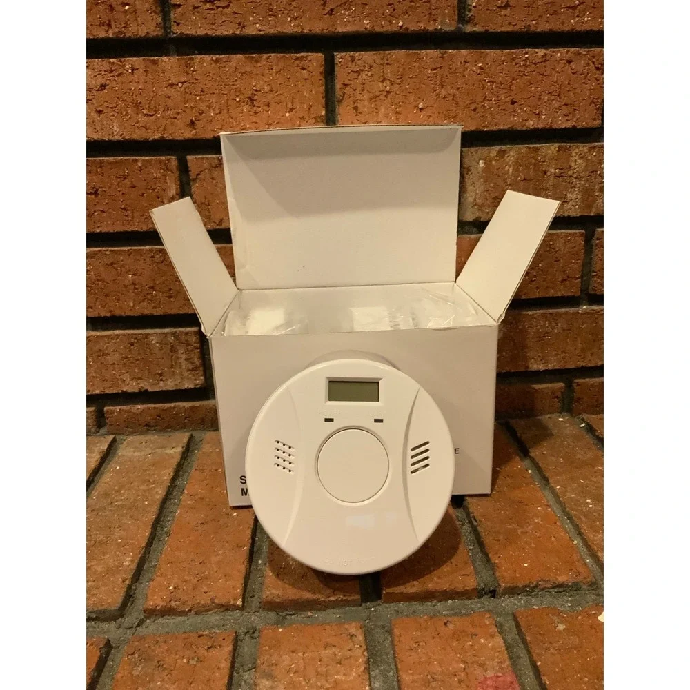 Smoke‎ Detector & Carbon Monoxide Combo Pack Of 4 White Battery Operated